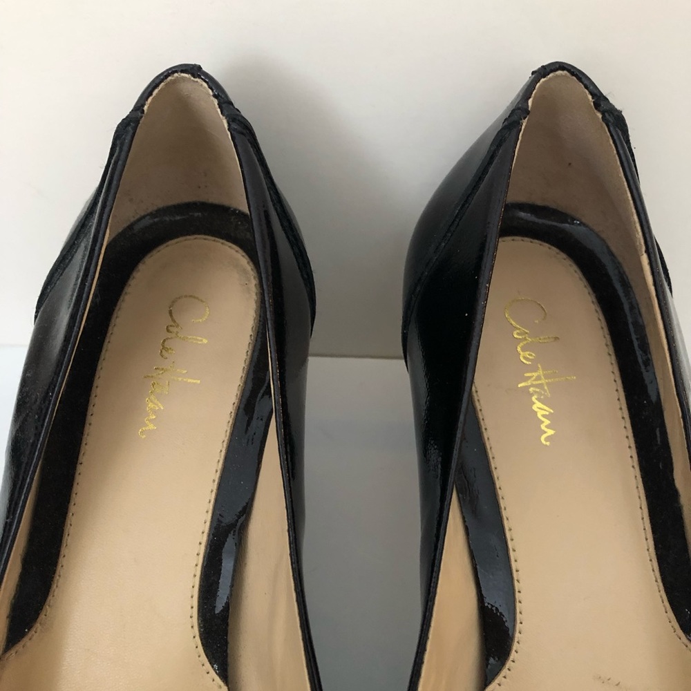 Nike Air Lainey Pumps In Patent Leather By Cole-haan In Green, Size: 9.5 main image 0
